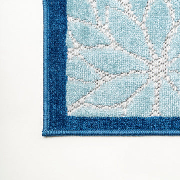 Minori Floral High-low Area Rug